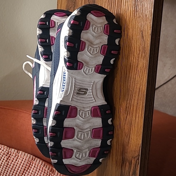 Skechers D'lites Walking Shoes Blue Women Comfort Memory Foam Sz 8. Used - Picture 4 of 4